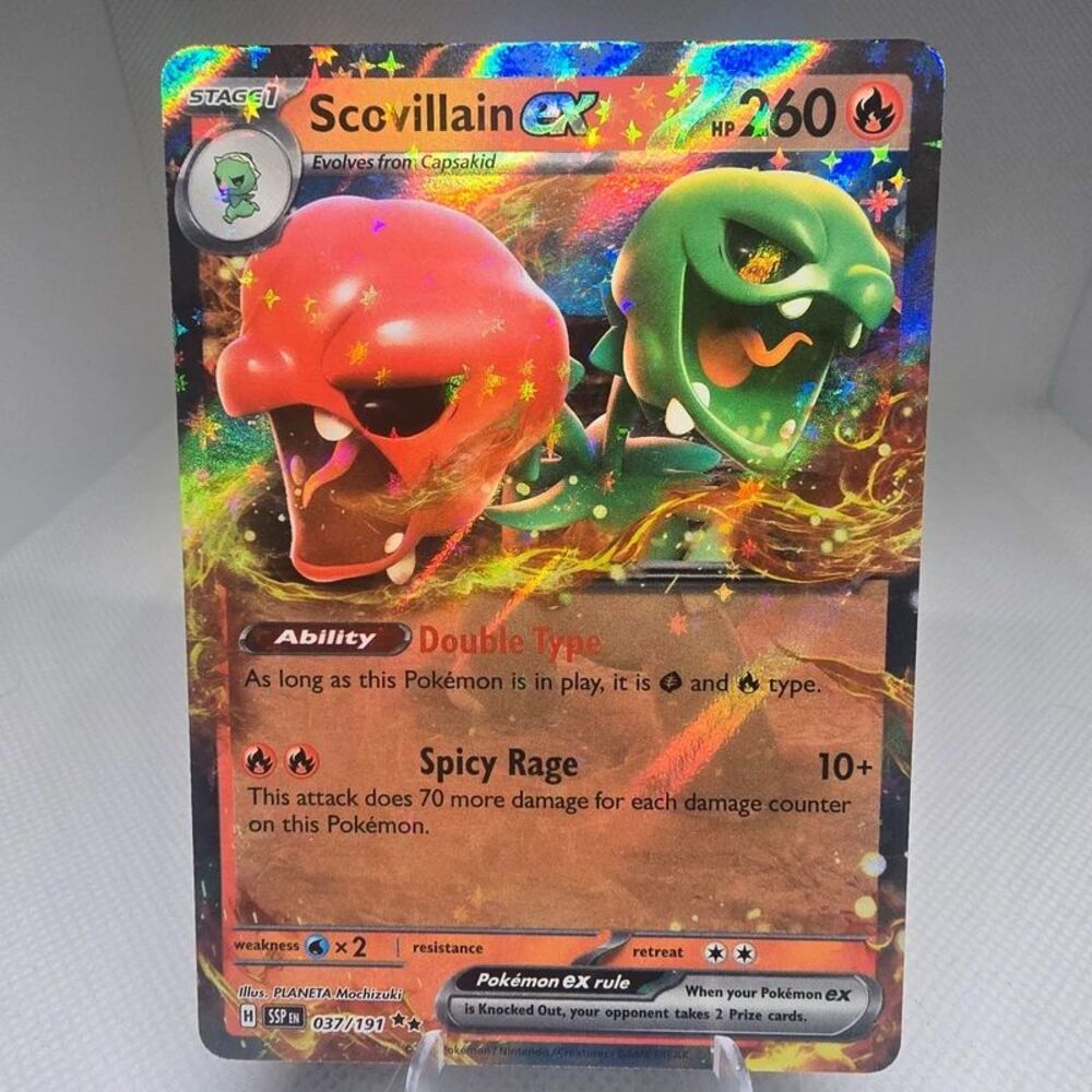 scovillain ex #37 pokemon surging sparks
